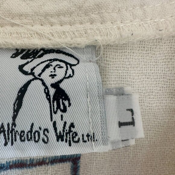 Alfredos‎ Wife Jacket Aztec Southwestern Embroidered Patchwork Boho Colorful - Picture 6 of 16